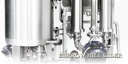 Burrow Hill Cider - filtration