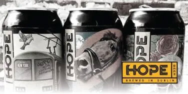 Hope Beer - canning line
