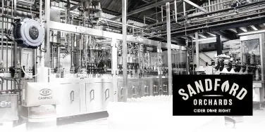 Sandford Orchards - bottling line