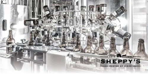 Sheppy's Cider - pressing, bottling line & tanks