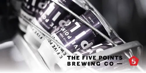 The Five Points Brewing Co - canning line