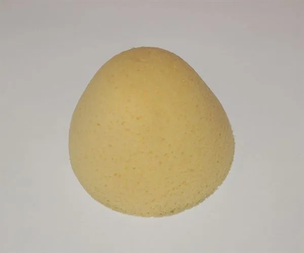 Conical sponge for external bottle wiper/drier