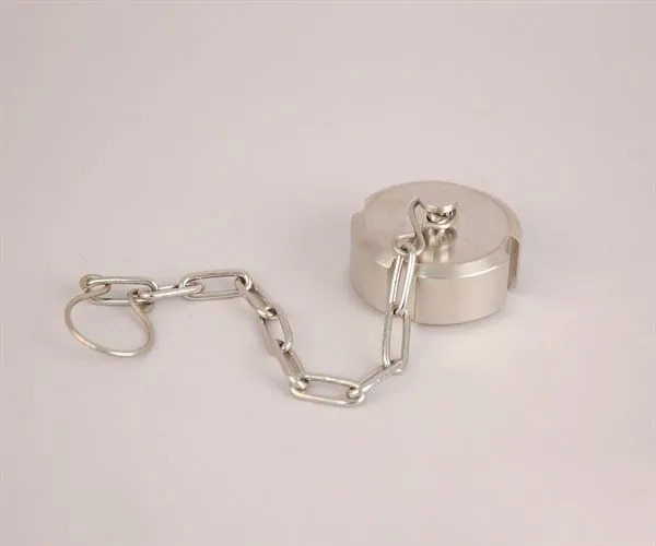 DIN 15 stainless steel end cap and chain
