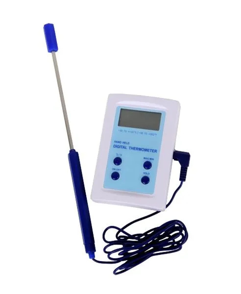 Digital min/max thermometer with probe