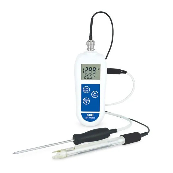 pH and temperature meter kit