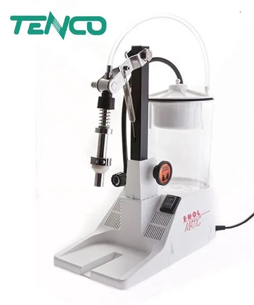 NEW VERSION! Tenco Enolmatic single head vacuum filler with stainless steel nozzle