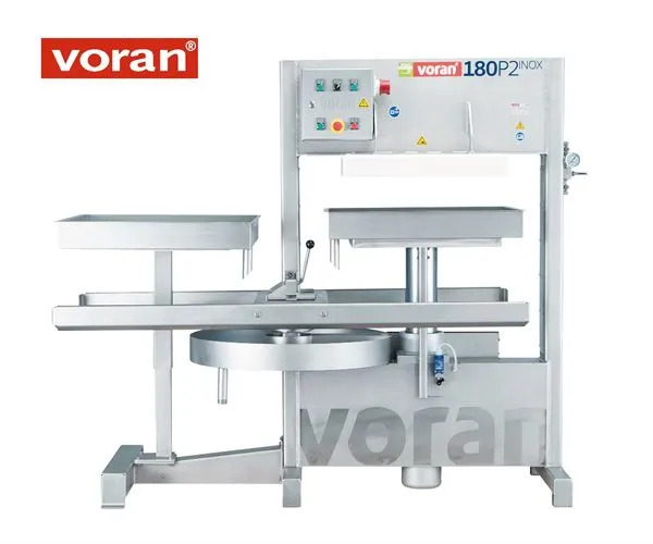 Voran hydraulic swivel (180PS) bed stainless steel press